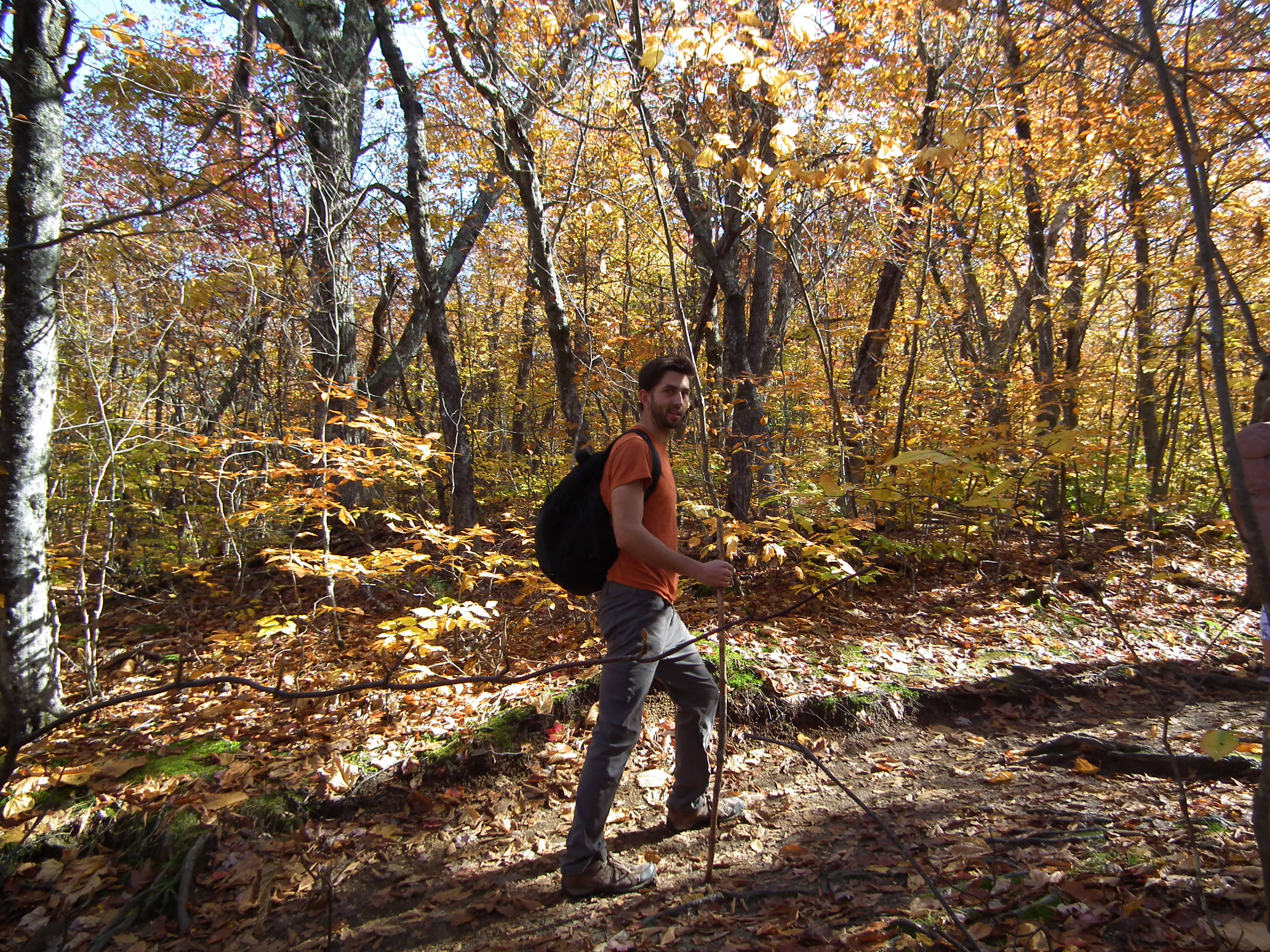 Ryan with stick